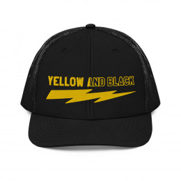 Yellow and Black Trucker Cap